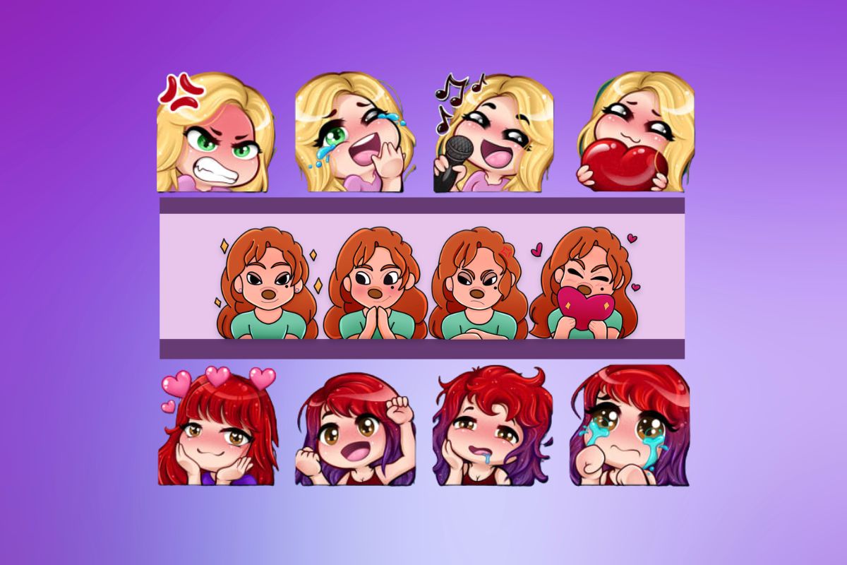 Placeit - Twitch Emote Logo Creator Featuring an Anime-Style Character with  Crossed Eyes