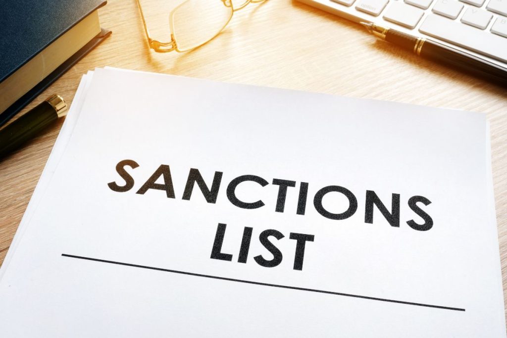 sanction List Guidelines